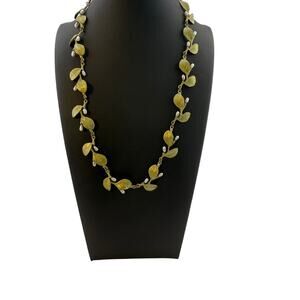 Michael Michaud Irish Thorn Tailored Leaves Necklace